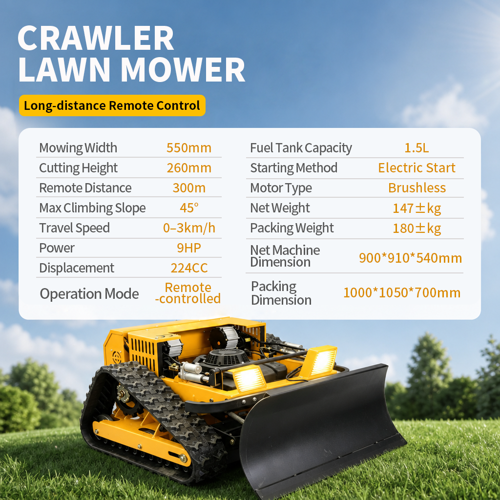 JINYAO JYM550 Remote Control Lawn Mower