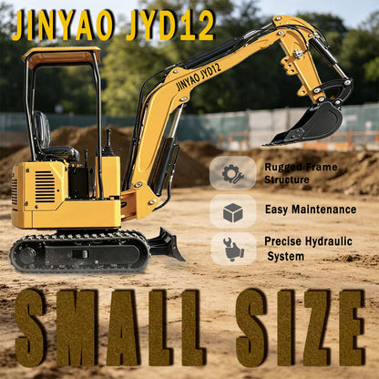 JINYAO JYD12 12HP Gas Mini Excavator with Briggs & Stratton Engine