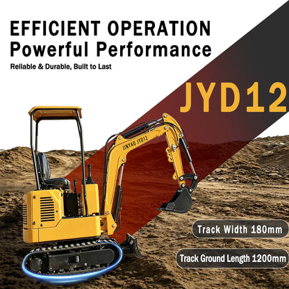 JINYAO JYD12 12HP Gas Mini Excavator with Briggs & Stratton Engine