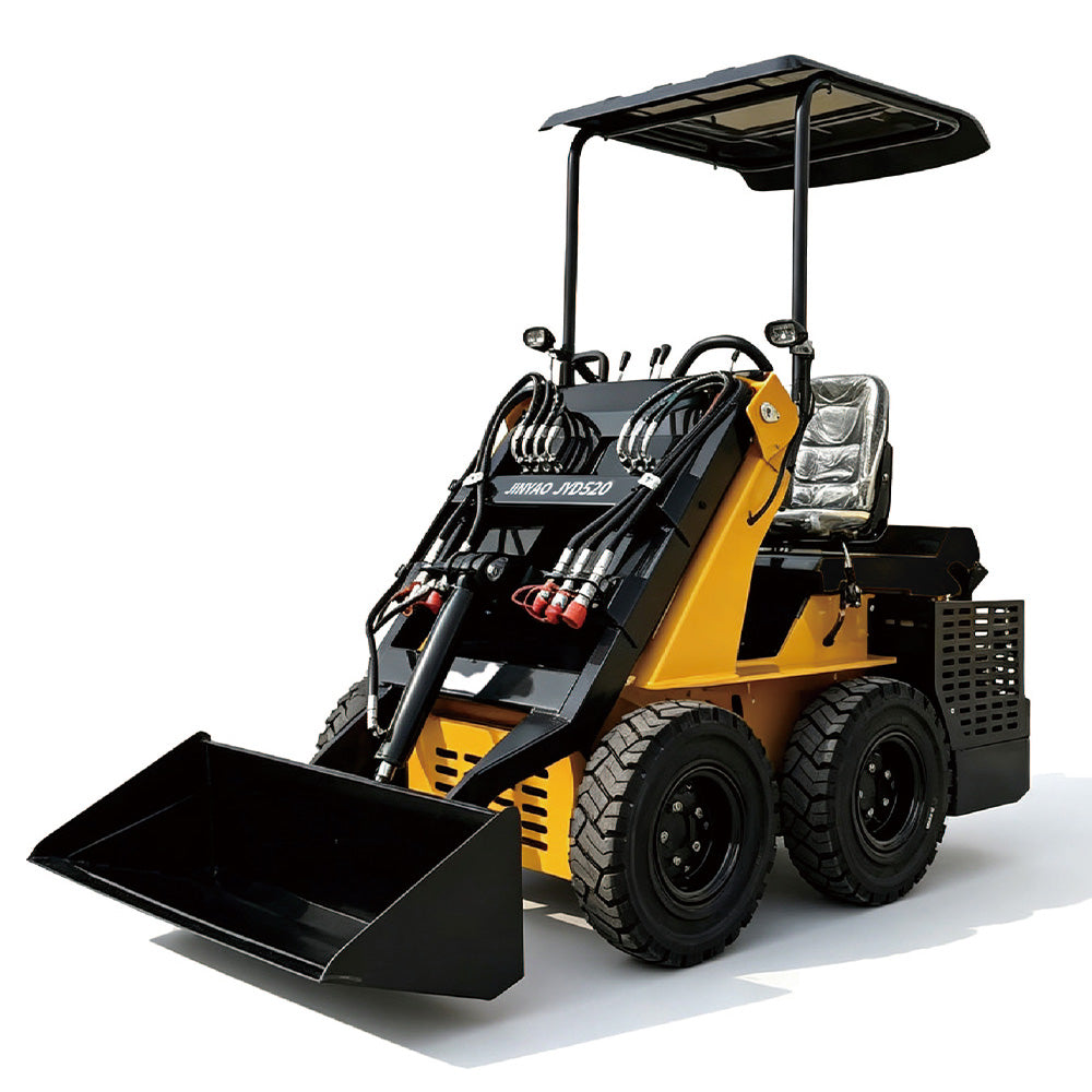 JINYAO JYL520 Ride-On Wheeled Mini Skid Steer Loader | Compact Wheel Loader