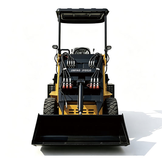 JINYAO JYL520 Ride-On Wheeled Mini Skid Steer Loader | Compact Wheel Loader